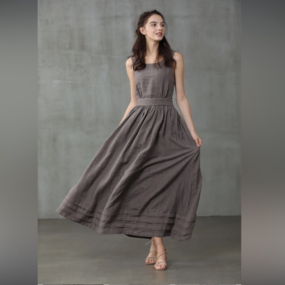 linennaive vivitar 17 linen dress size small